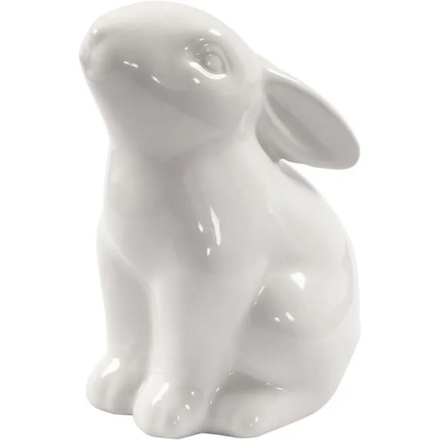 Kanin/hare i glasert keramikk. Kan dekoreres med marble marmoreringsfarger etc etc.