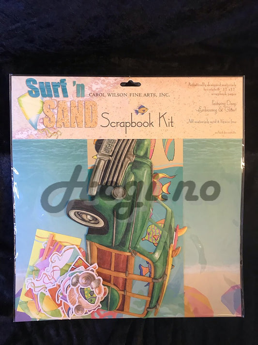 TILBUD! Scrapbooking-kit strand/sommer