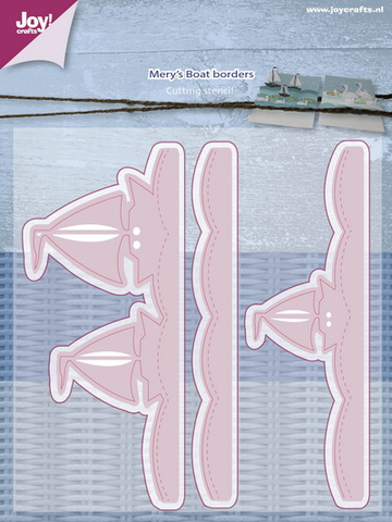 JOY CUT Båt dies - seilbåt - “No end border - Boats"