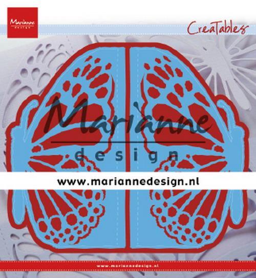Marianne Design - Gatefold die butterfly - sommerfugl (cut & emboss)   73x135mm