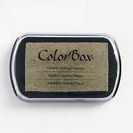 ColorBox metaleXtra - Acid free pigment ink - Platinum