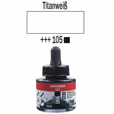 Amsterdam Acrylic Ink 30ml -Oxide Black.