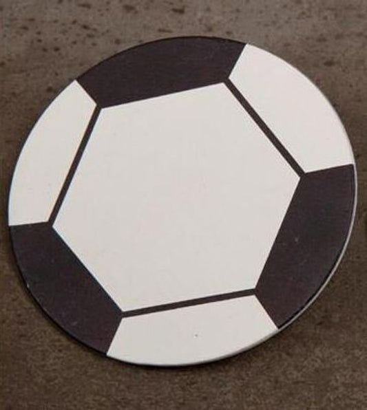 Bordkort - fotball med klype, 6stk