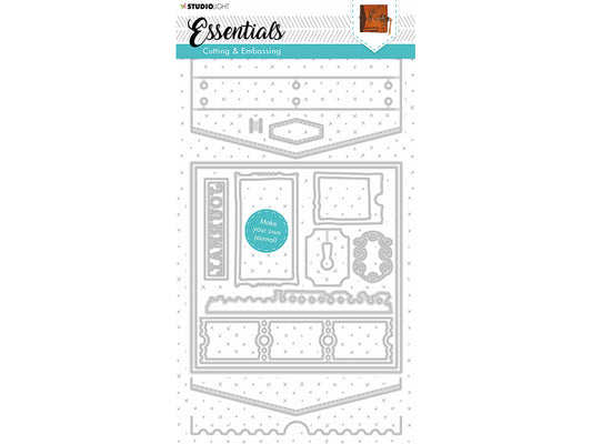 Studio Light Die – Mini album Journal Essentials - stencilsl383