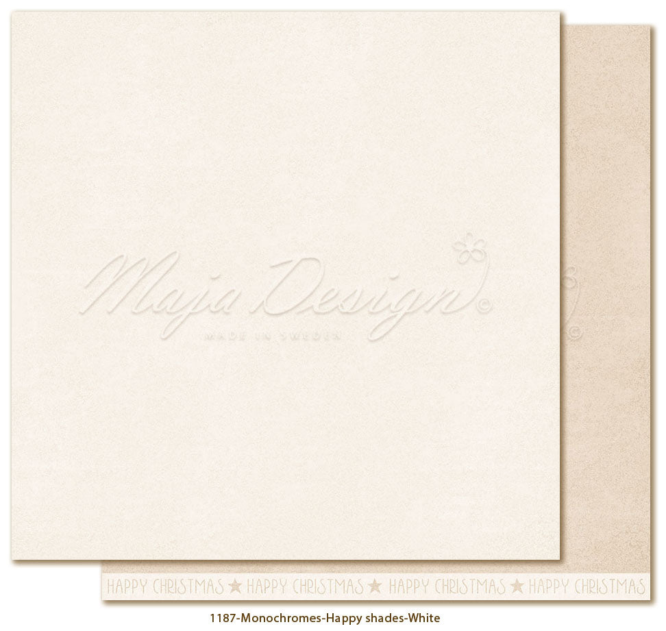 Maja Design Monochromes Happy Shades White 12x12’