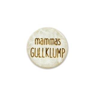 Knapp  - «mammas GULLKLUMP» Ø15mm