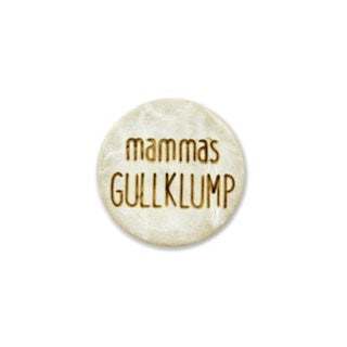 Knapp - «mammas GULLKLUMP» Ø15mm