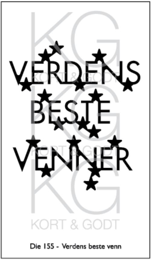 KG Kort & Godt dies 155 verdens beste venn