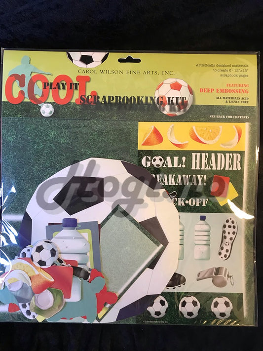 TILBUD! Scrapbooking-kit fotball/gutt/herre