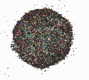 Cosmic Shimmer Embossingpulver - svart glitrende -20ml