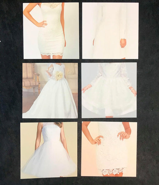 Toppers - motiv - Almost like dreaming 18 stk 6 ulike design 9x9cm