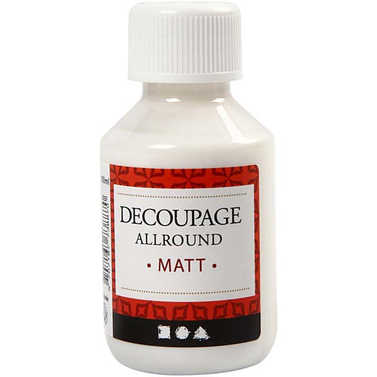 Decoupage allround matt, 100ml. Decoupagelakk