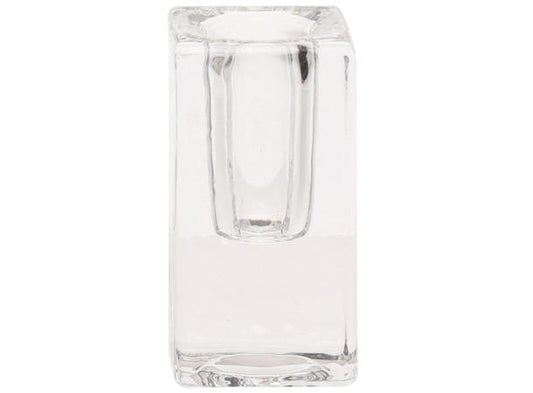 Lysestake til kronelys krystall 4x8cm