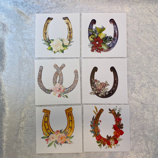 Toppers / motiv- Hestesko Luck and fortune 18 stk