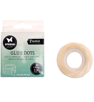 Nyhet! StudioLight - glue dots  ø:8 mm - 200 dots pr rull