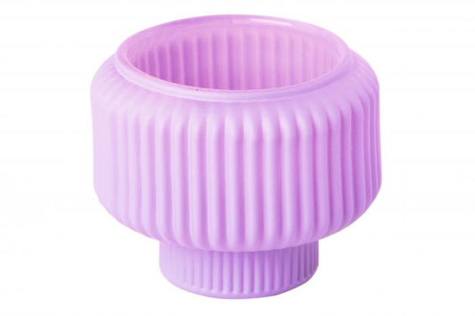 Smart lysestake til telys og Kronelys - lilla H:7cm