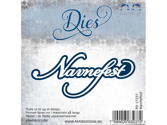 Papirdesign dies - Navnefest - pd17237