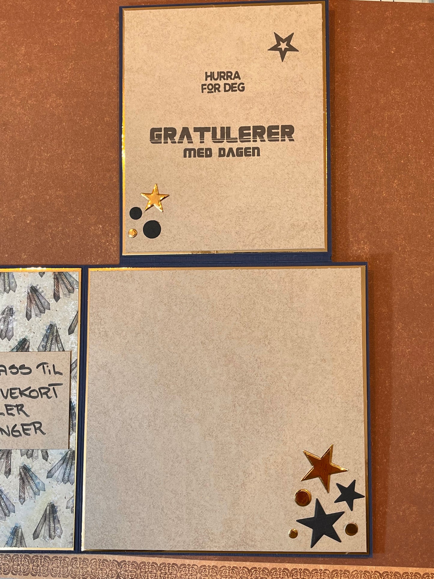 Papirdesign dies - sirkel og stjerner - pd 17321