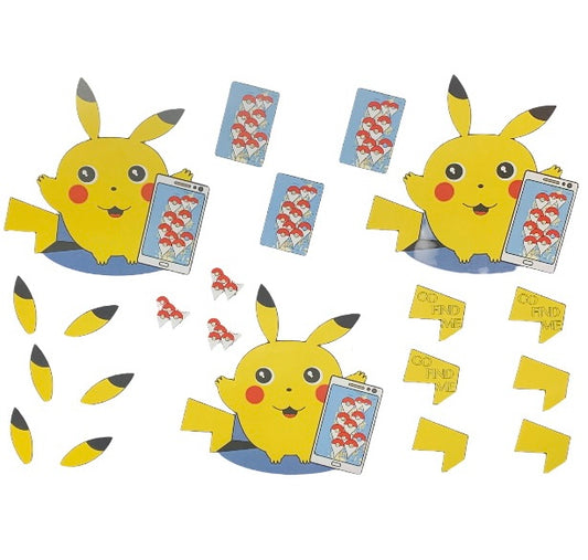 3D klippark Pokémon pikachu & PokémonGo
