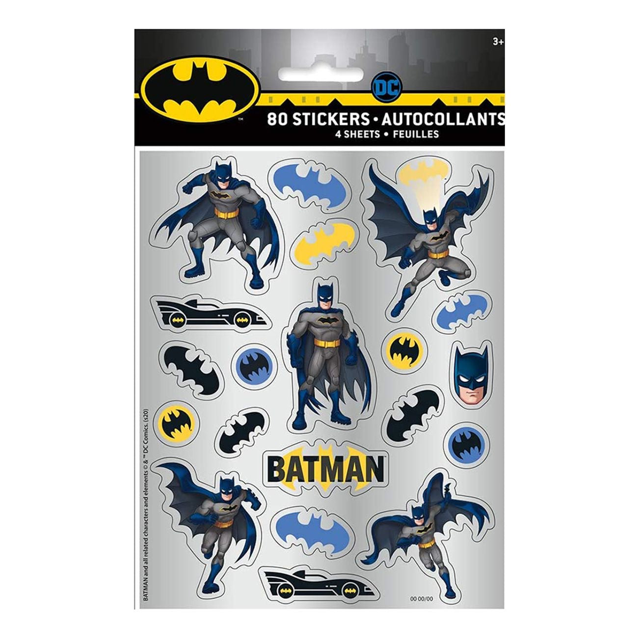 Klistremerker 80 stk Batman