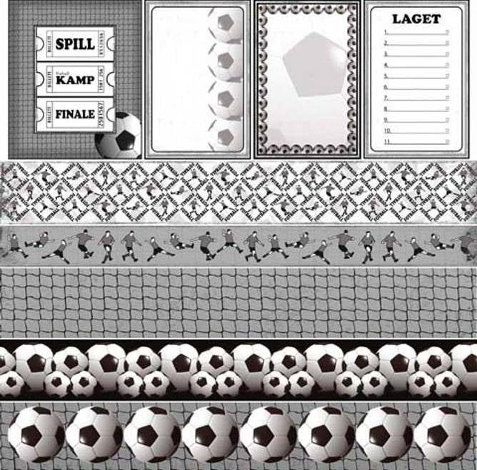Papirdesign - Fotball