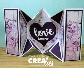 Crealies dies - Heart with rough edges - CLNestXXL141