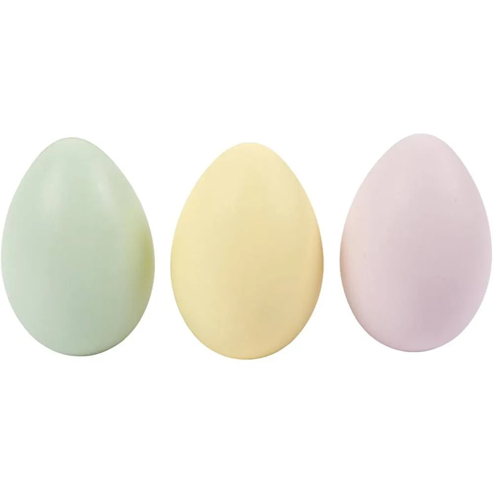 Egg 1 Pk., 12 Stk., H: 6 cm, Pastellfarger