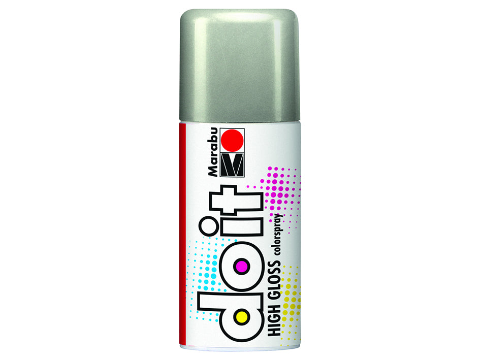 Marabu do it colorspray 150ml – 482 High Gloss Silver