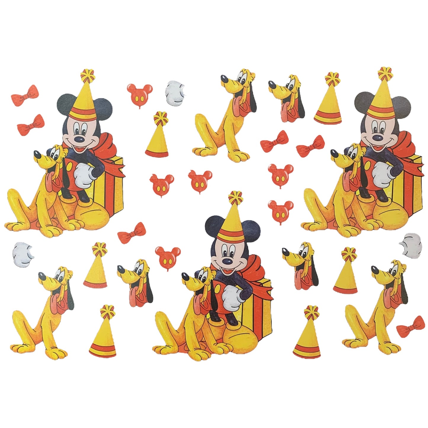 3D klippark - mus og hund klar for party