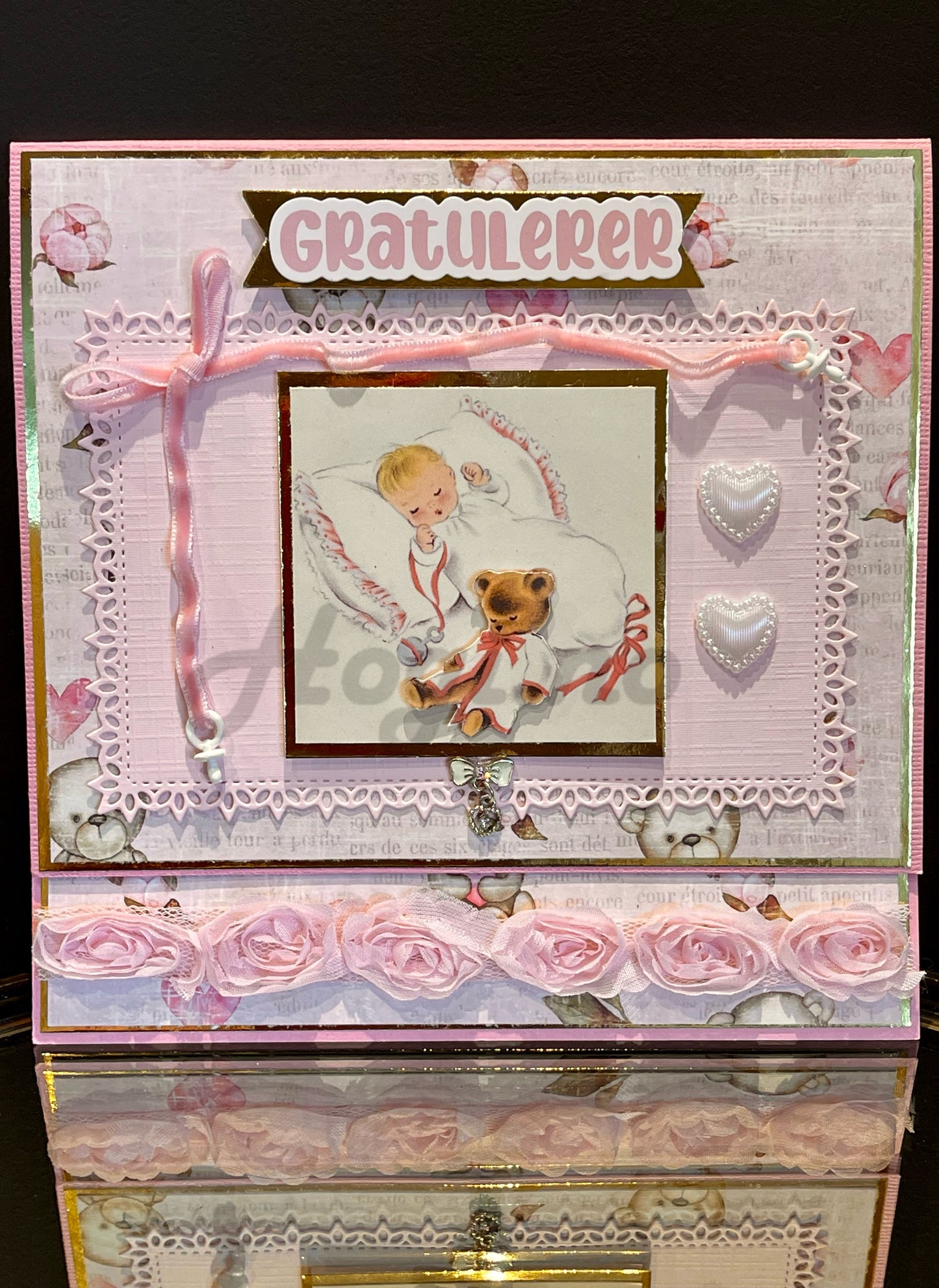 TILBUD! - 50% Klippark - baby - rosa - A4VA15