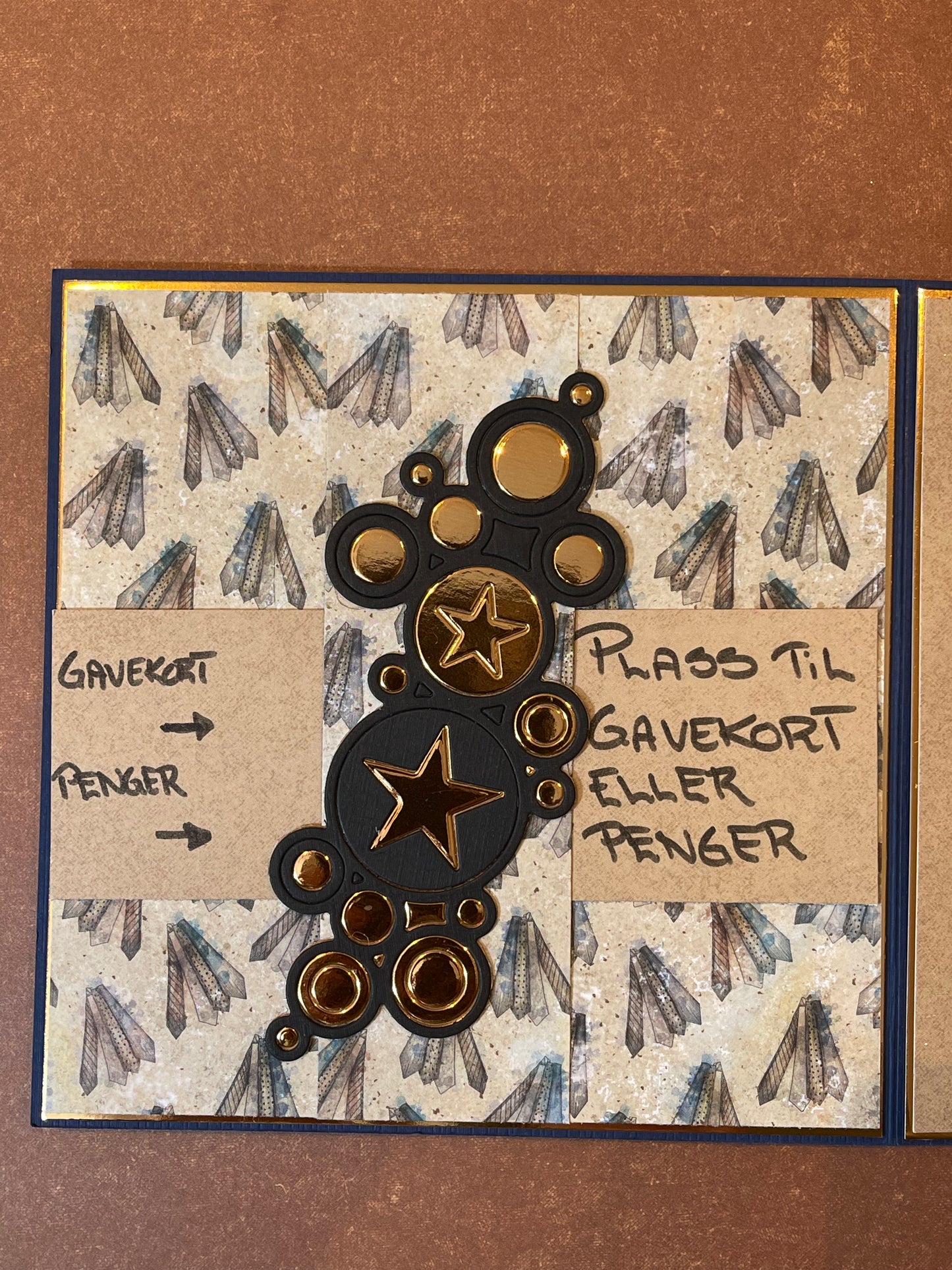 Papirdesign dies - sirkel og stjerner - pd 17321