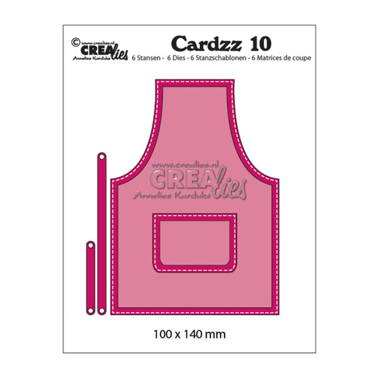 Crealies dies cardzz 10 - apron / forkle