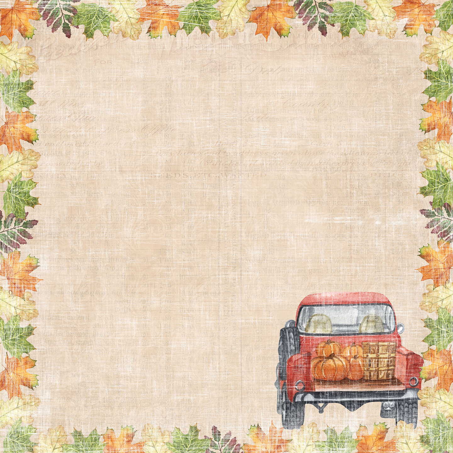 Reprint - Harvest Time Collection - Paperpack 12x12