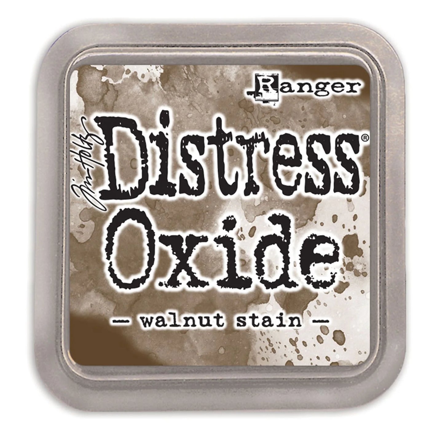 Distress oxide stempelpute - walnut stain