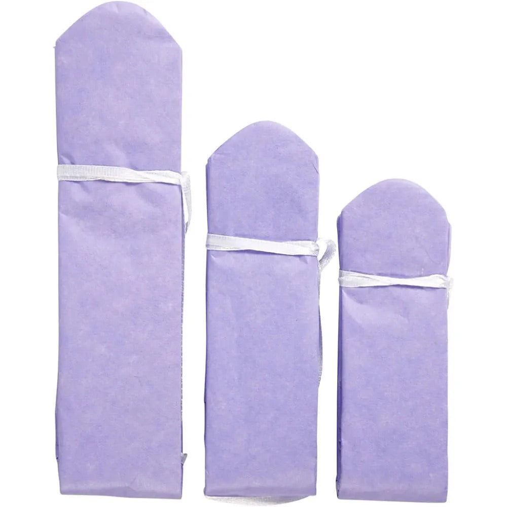Papirpomponer lilla