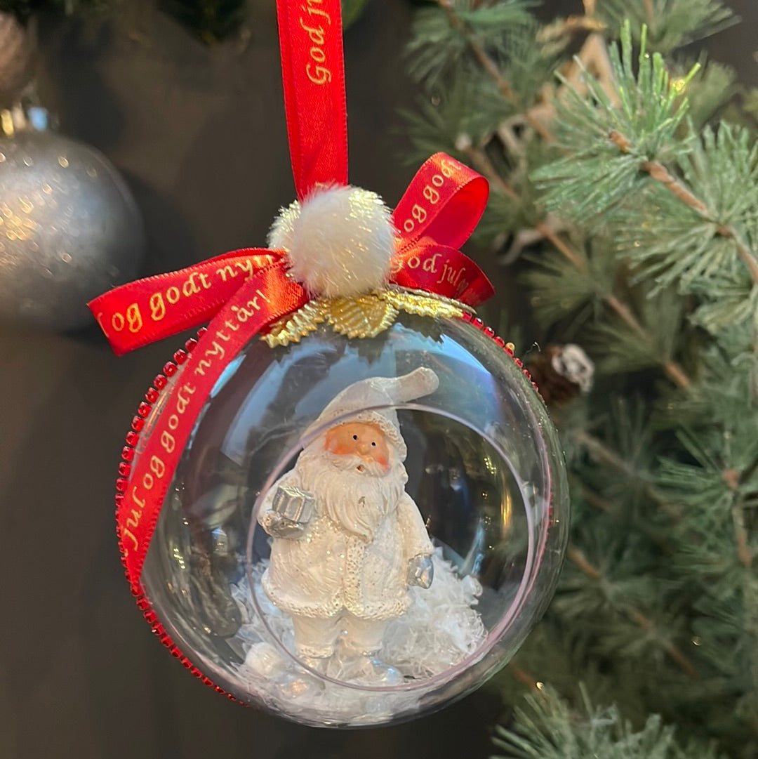 Akryl Kule med åpning Ø:8cm, 5 stk kuler, delbar