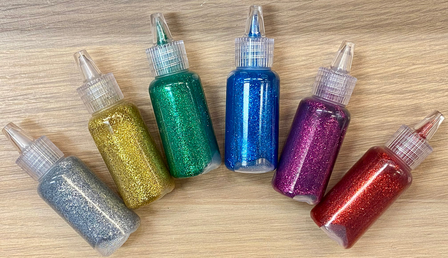 Glitterlim - lilla