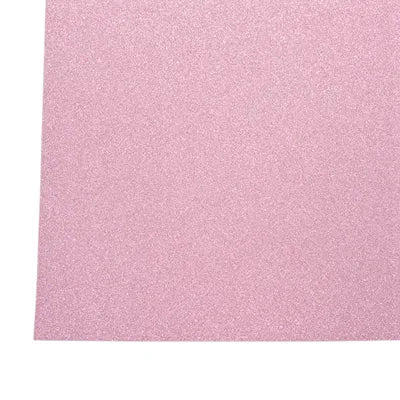 A4 - Glitterkartong - lys rosa