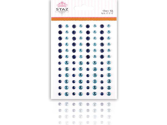 Staz bling m/lim – Blå – 96 stk