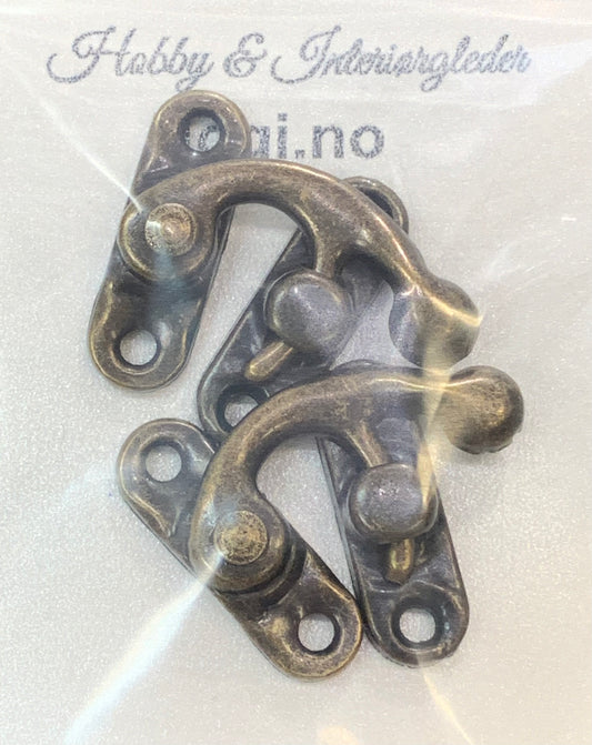 Charms - lås og hengsler - antikk gull