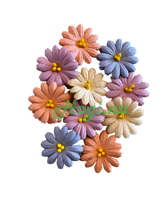 Hogi Blomster vakre, 5 stk Ø40mm velg mellom flere farger