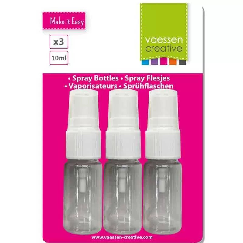 Vassen creative - spray flaske plast 3stk - 10ml