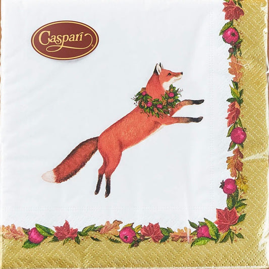 Servietter - Leaping fox - Jul - Kaffe 20 stk