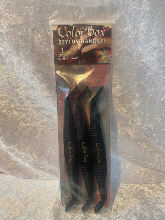 Color box stylus handles 3 stk pr pk