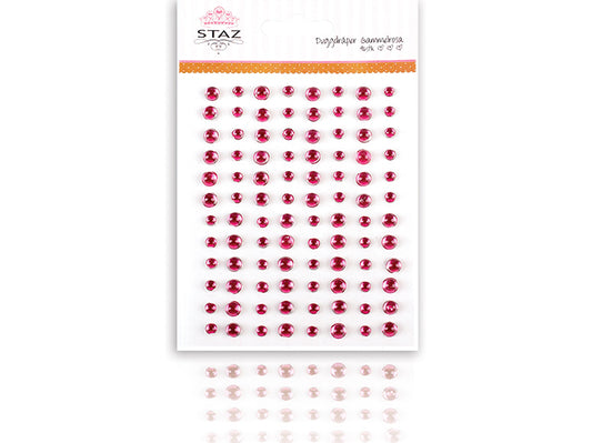 Staz duggdråper/ bling  m/lim  Gammelrosa