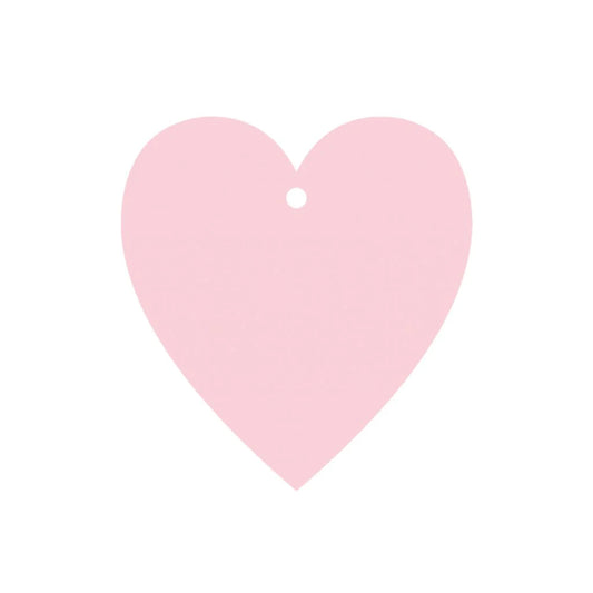 Staz - Tags hjerte rosa 20 stk