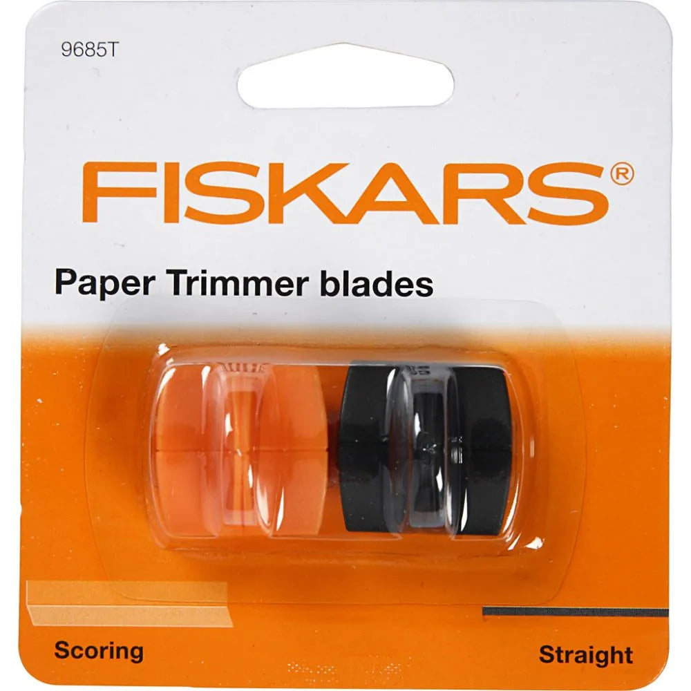 Fiskars paper trimmer blades, kuttekniv + pregekniv Fiskars kuttebrett. utskiftningskniv