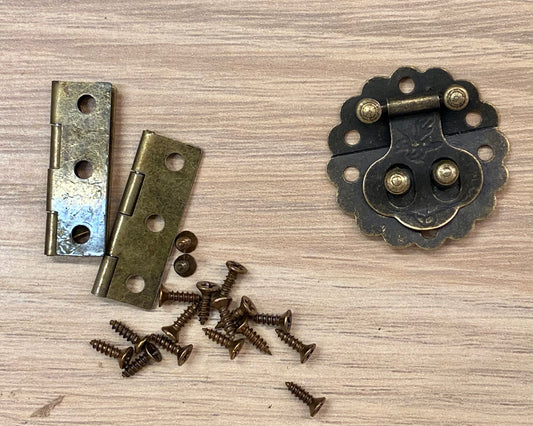 Charms - lås og hengsler - antikk gull