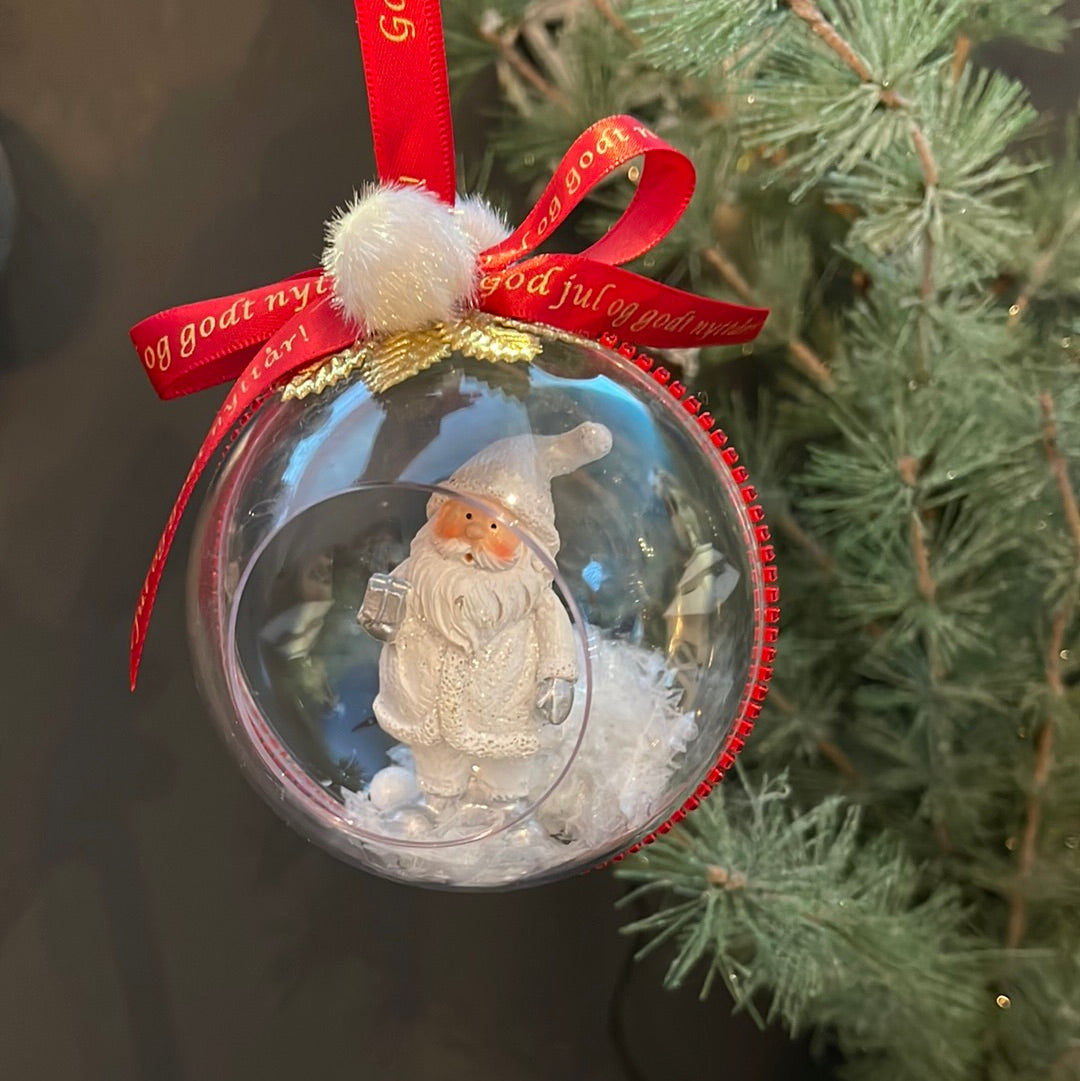 Akryl Kule med åpning Ø:8cm, 5 stk kuler, delbar