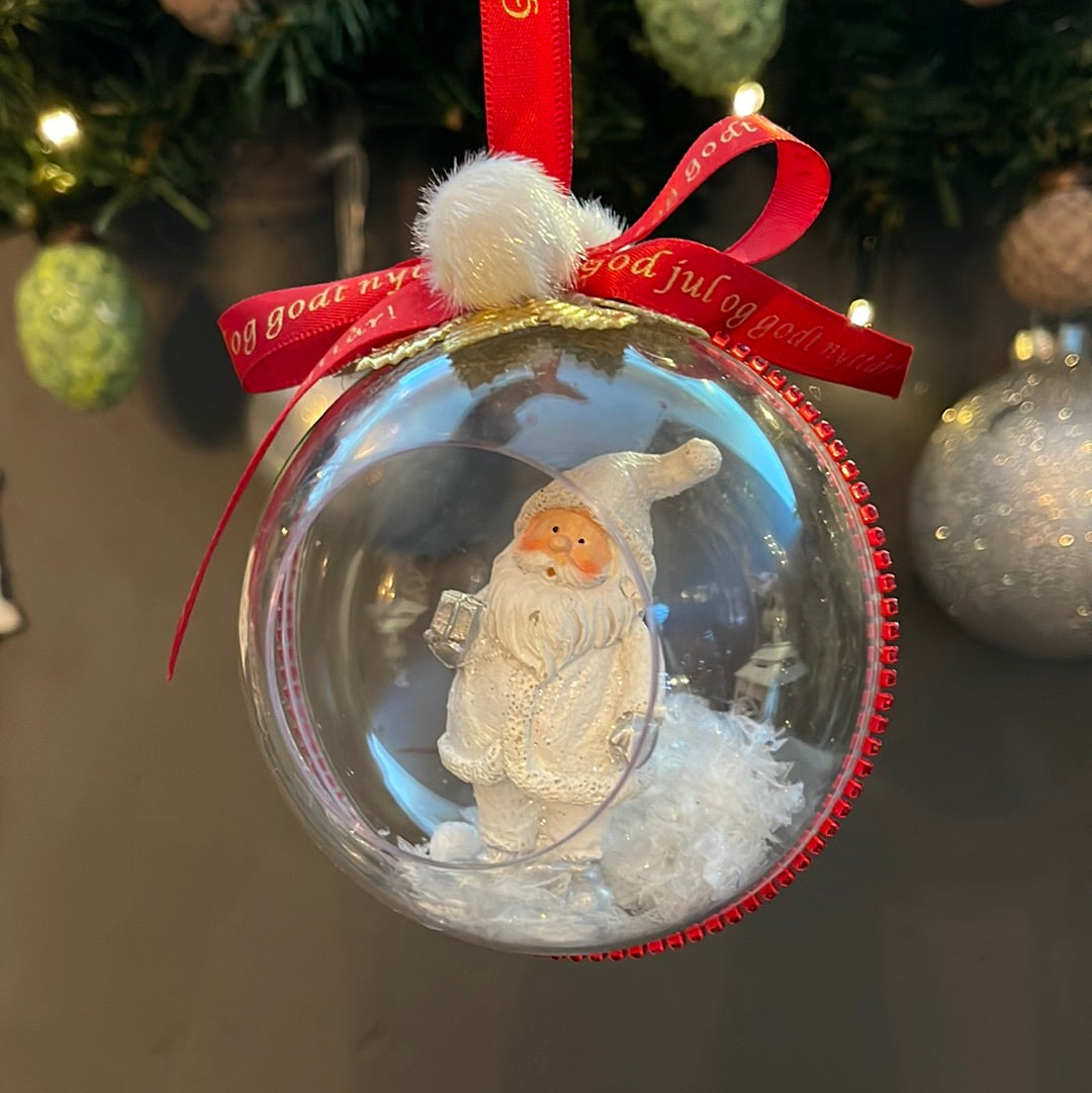 Akryl Kule med åpning Ø:8cm, 5 stk kuler, delbar